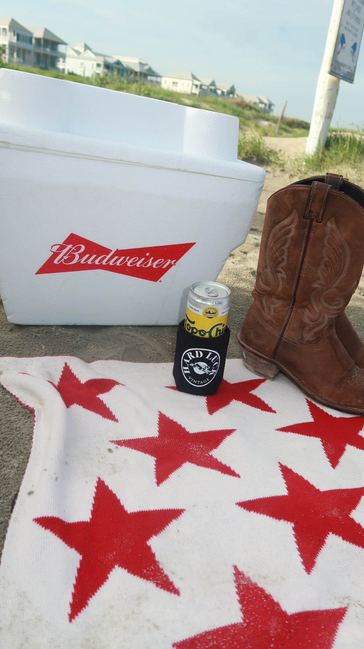 Hard Luck Magnet Koozie
